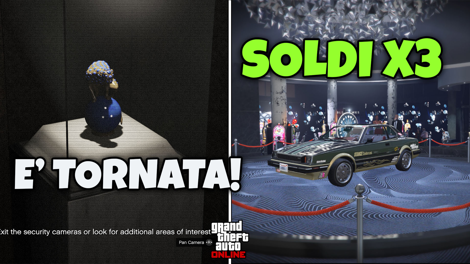 AGGIORNAMENTO SETTIMANALE SCONTI E SOLDI TRIPLI GTA ONLINE 07/11-13/10