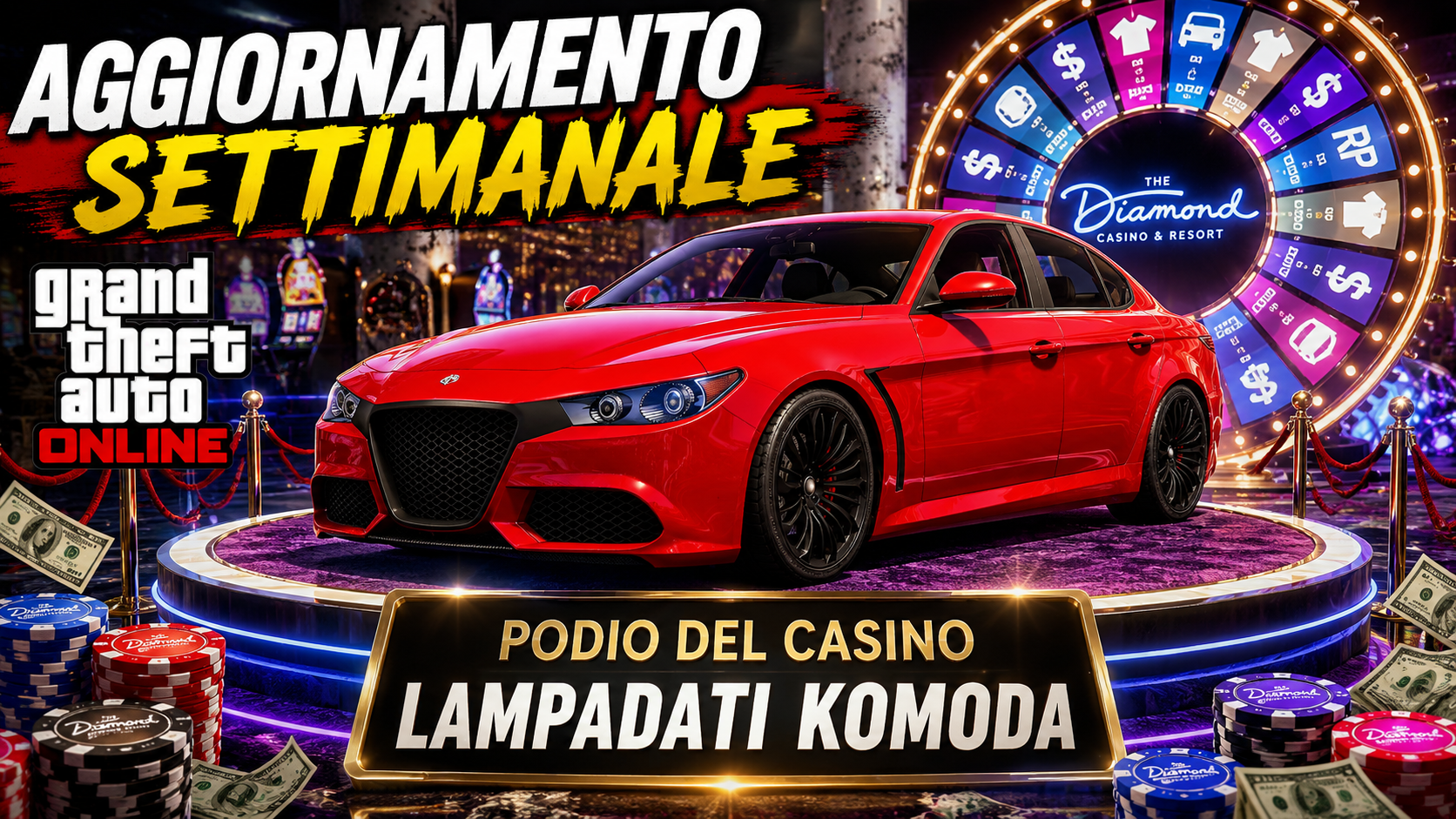 GTA Online Aggiornamento Settimanale fino al 4 Giugno - Sconti e Soldi Bonus con Nuovi Premi