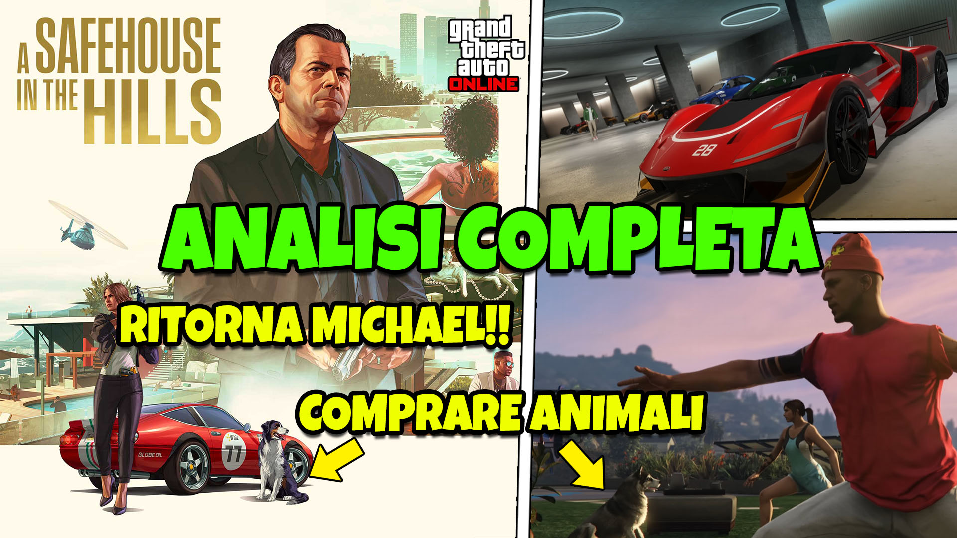 GTA ONLINE RITORNA MICHAEL CON LE NUOVE VILLE IL 10 DICEMBRE CON IL NUOVO AGGIORNAMENTO