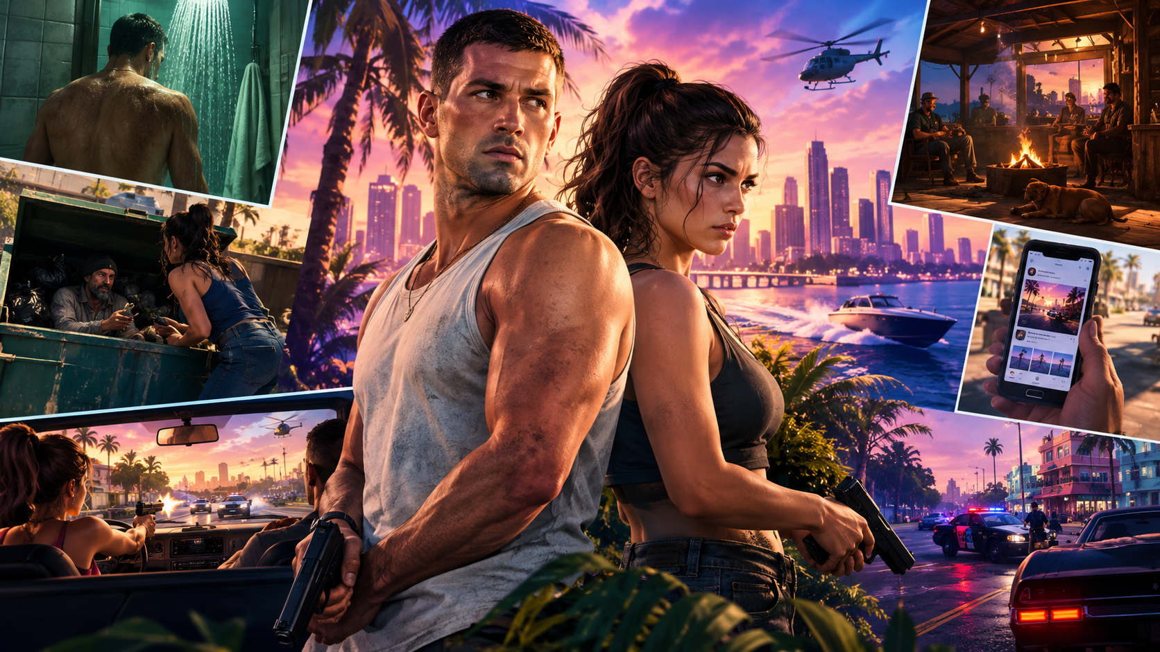 GTA 6, tutti i nuovi dettagli: gameplay, NPC, rapine, safehouse e storia