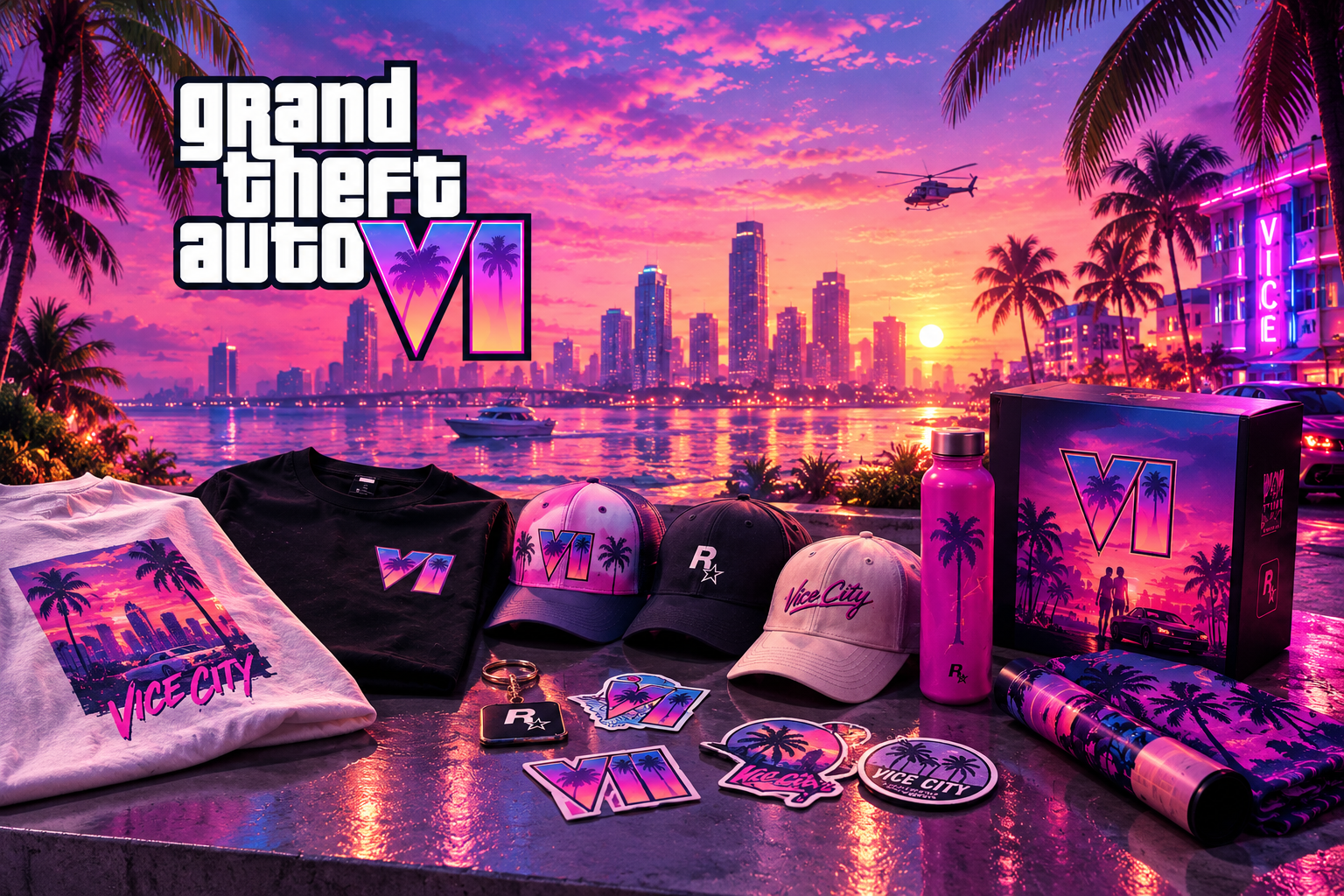 GTA 6: spuntano circa 50 prodotti di merchandising e nuovi dettagli sulla Collector’s Edition!