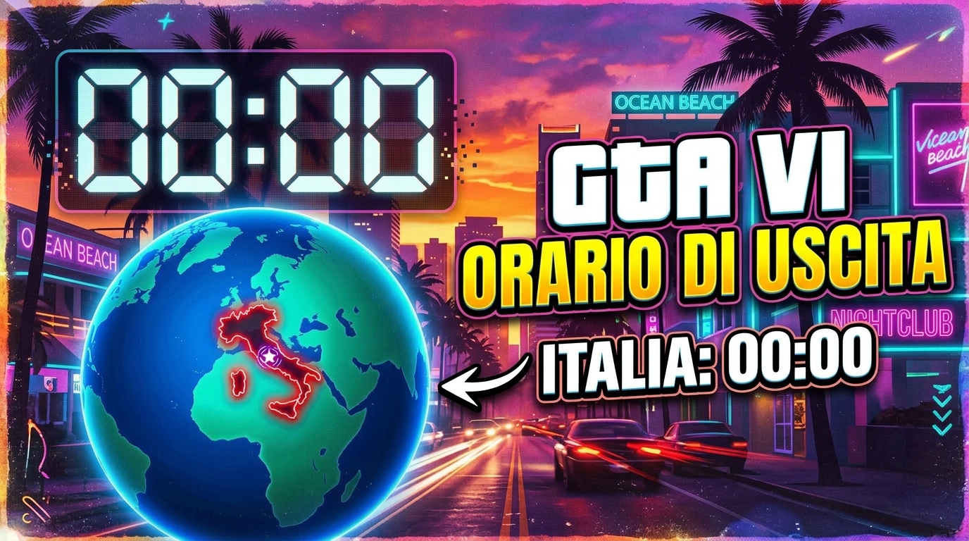 GTA 6: ecco a che ora esce in Italia e nel resto del mondo