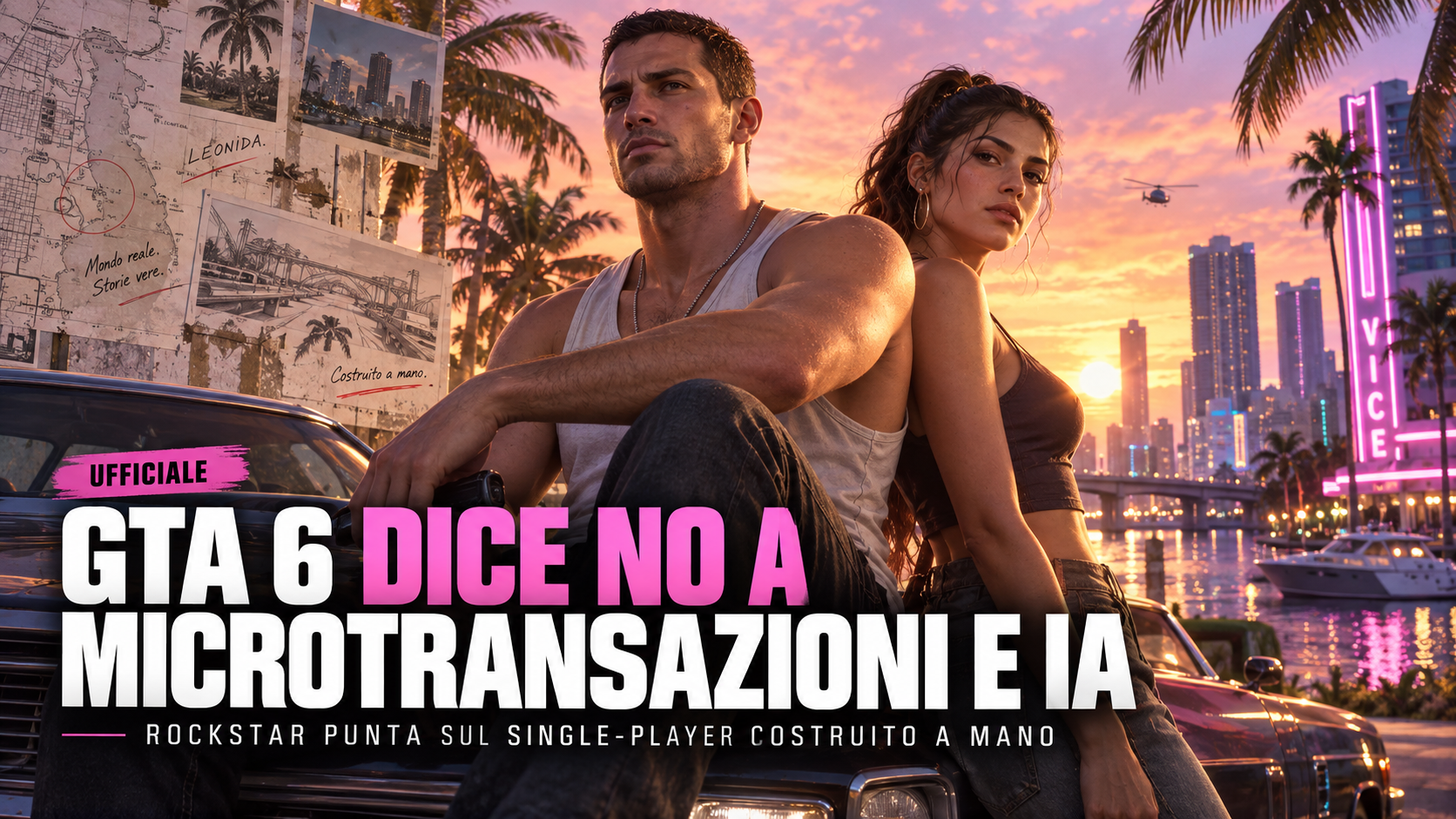 GTA 6 senza microtransazioni nella storia e senza IA generativa: la filosofia di Rockstar diventa più chiara