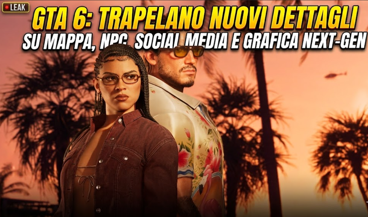 GTA 6: trapelano nuovi dettagli su mappa, NPC, social media e grafica next-gen