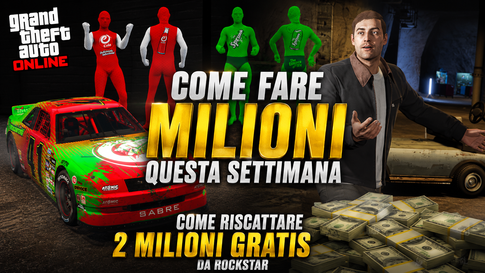 GTA Online, come riscattare 2 milioni di GTA$ gratis con i Twitch Drop
