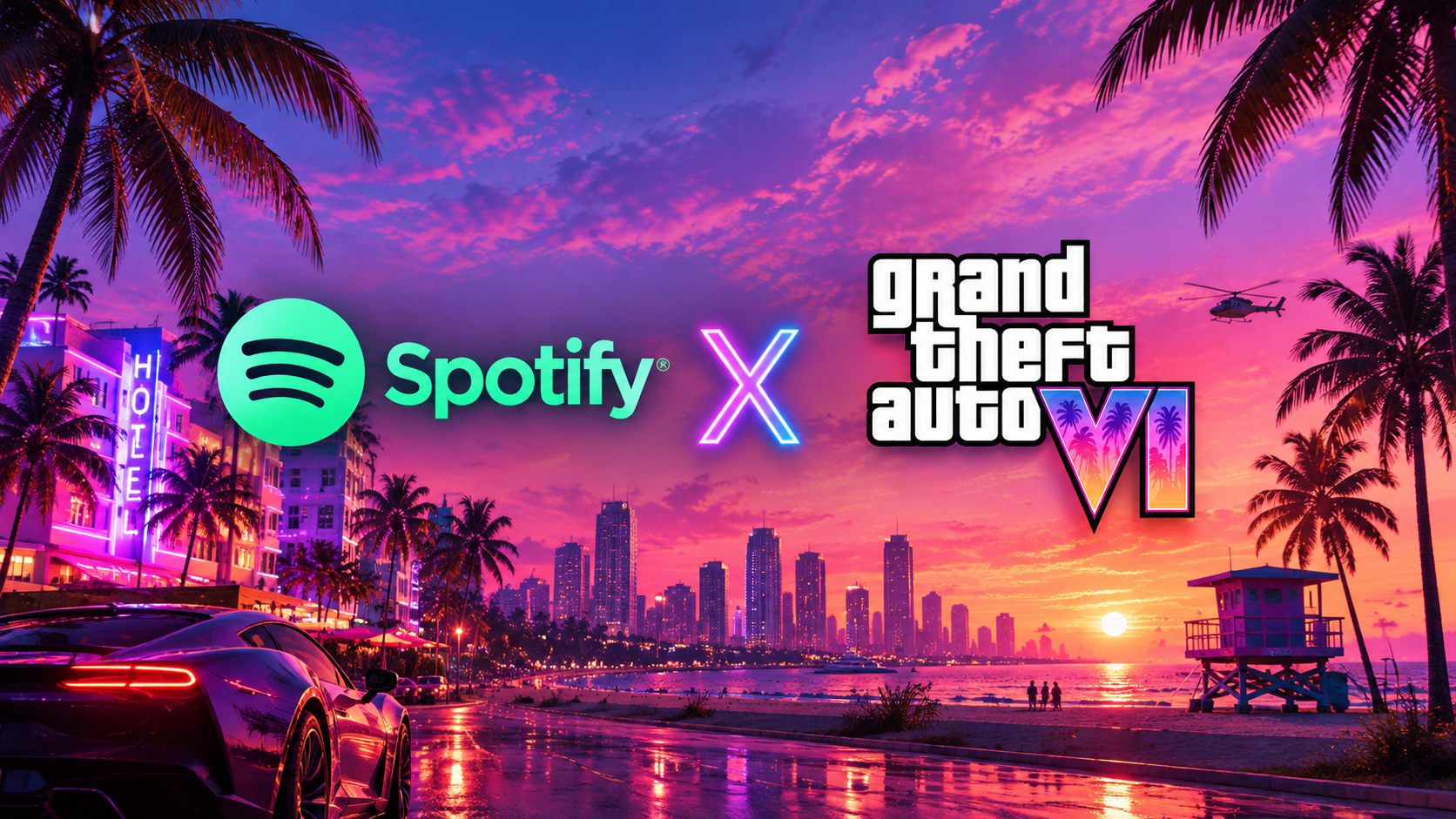 GTA 6: Spotify x GTA VI in arrivo! La campagna musicale continua.