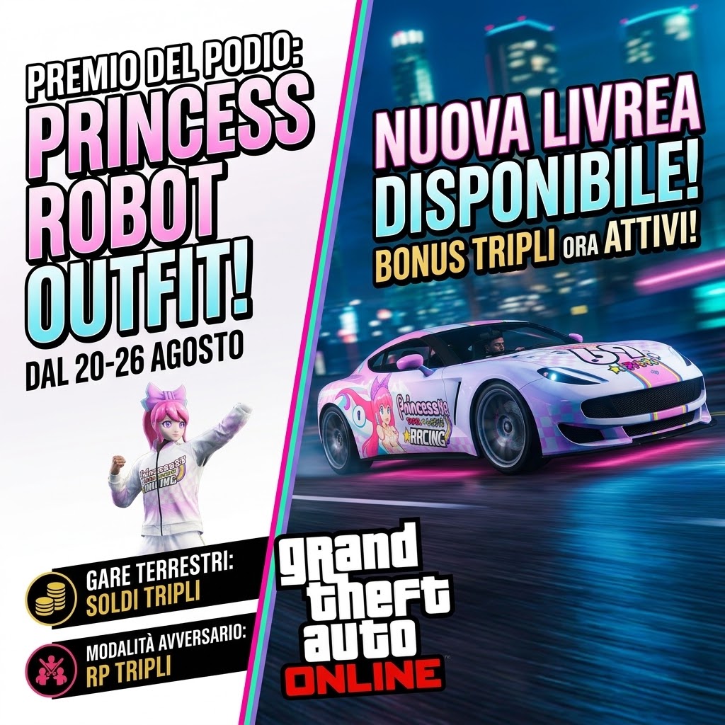 GTA Online: Brand Wars, bonus 4X GTA$ e RP e tutte le novità dal 20 al 26 agosto