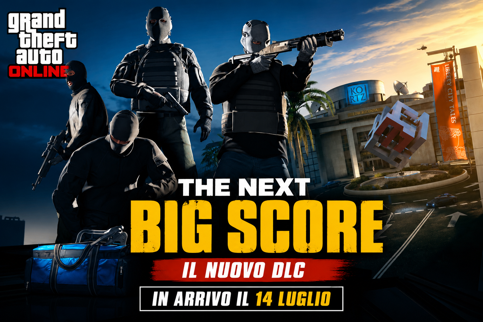 GTA Online: The Next Big Score arriva il 14 luglio, ecco tutte le novità del nuovo DLC