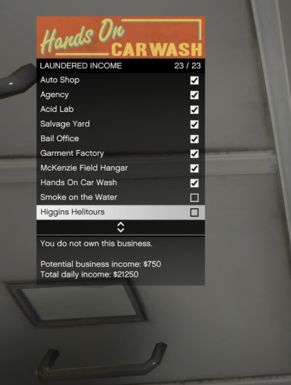 Missione di consegna Car Wash GTA Online