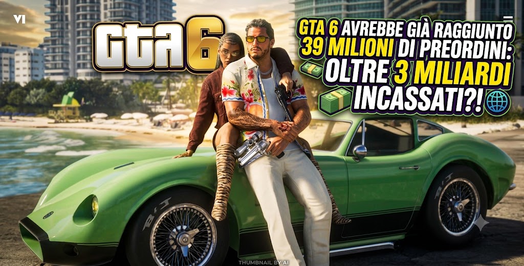 GTA 6 avrebbe già raggiunto 39 milioni di preordini: oltre 3 miliardi incassati in 24 ore (cosa sappiamo realmente)