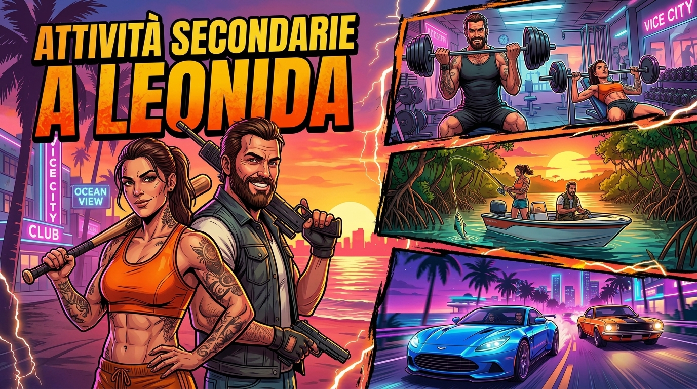 GTA 6: tutte le attività secondarie, dalla palestra alla pesca