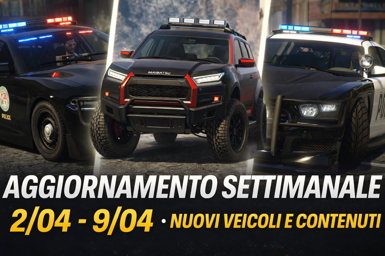 GTA Online: Aggiornamento Settimanale – Evento Neighbourhood Watch, Nuovi Veicoli e Bonus Fino al 9 Aprile 2026