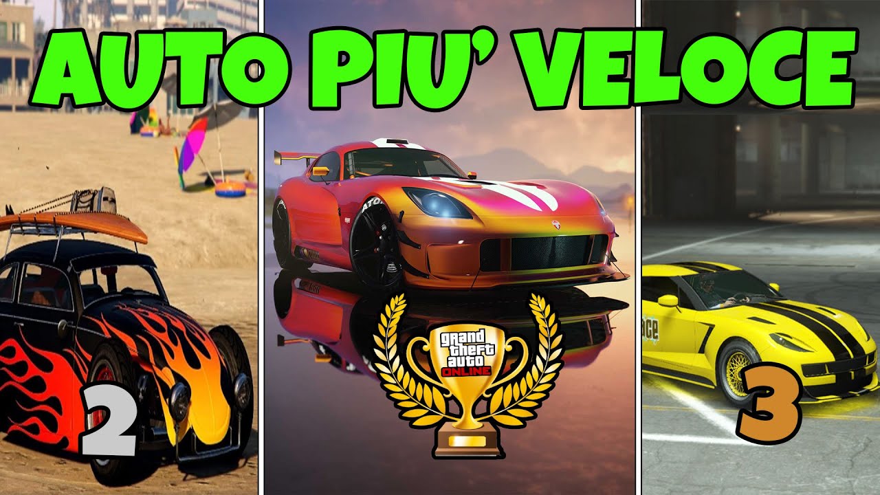 TOP 10 AUTO PIÙ VELOCI DI GTA ONLINE (2025) 🏎️