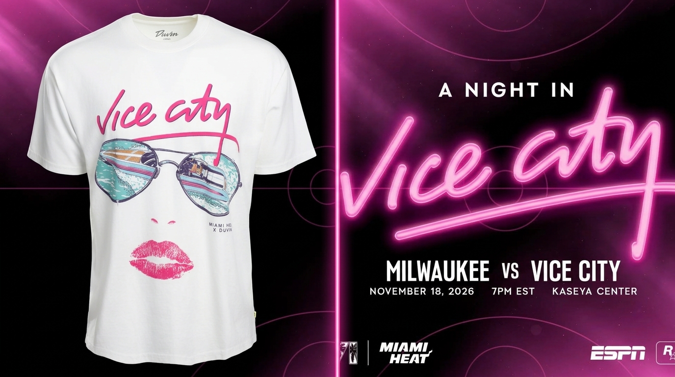 Nuovo merch assurdo VICE CITY x MIAMI HEAT disponibile adesso! 
