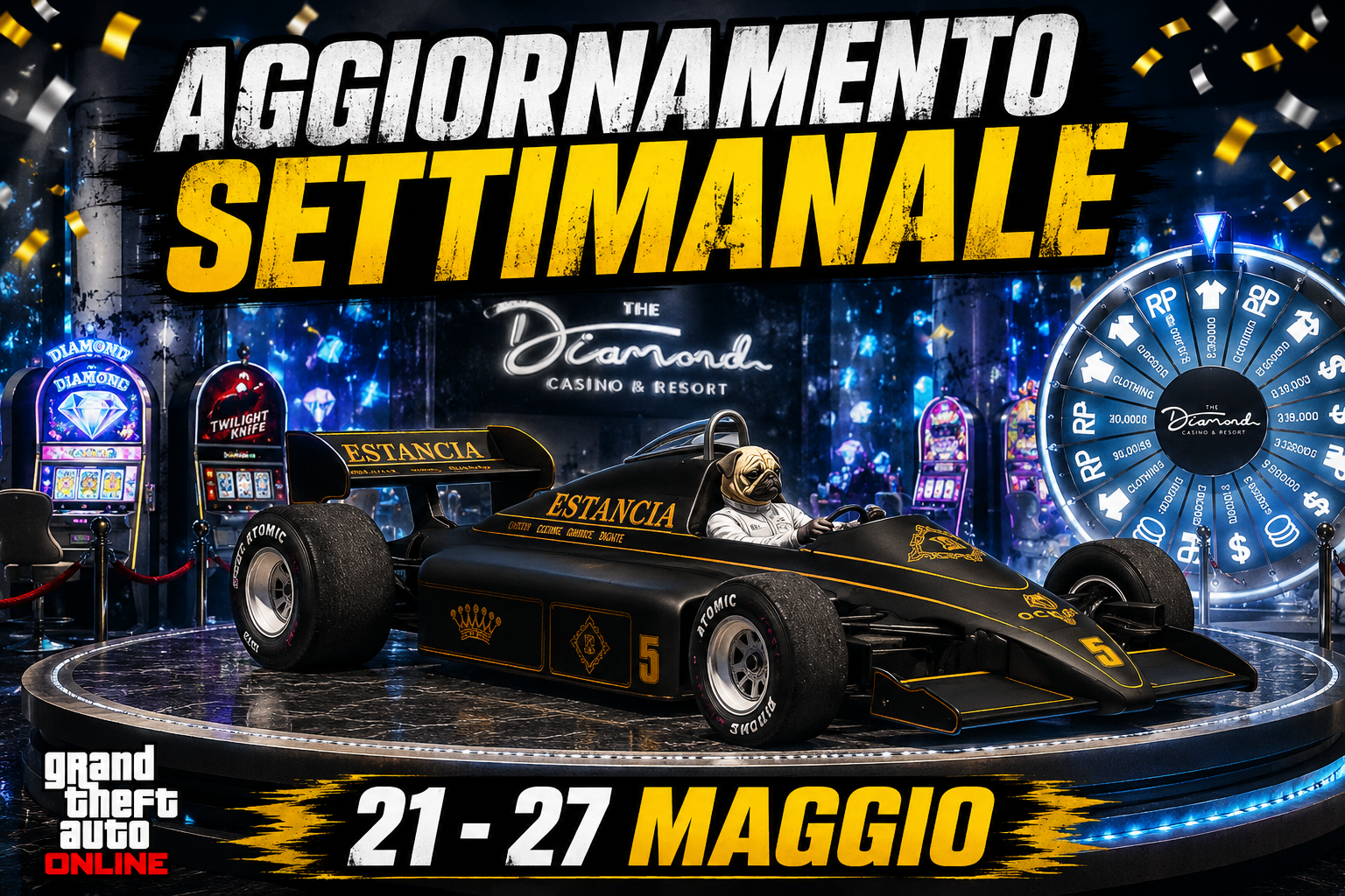 GTA Online Aggiornamento Settimanale dal 21 al 27 maggio tutti i bonus, sconti e auto gratis