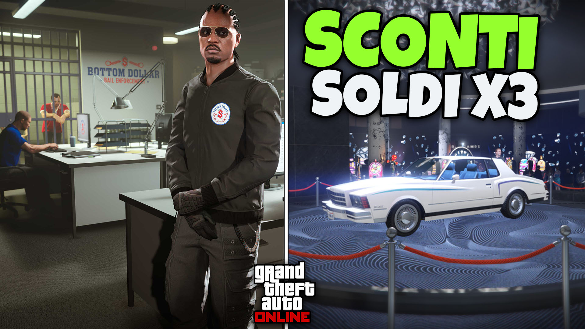 SCONTI E SOLDI TRIPLI GTA ONLINE AGGIORNAMENTO 05/12-11/12