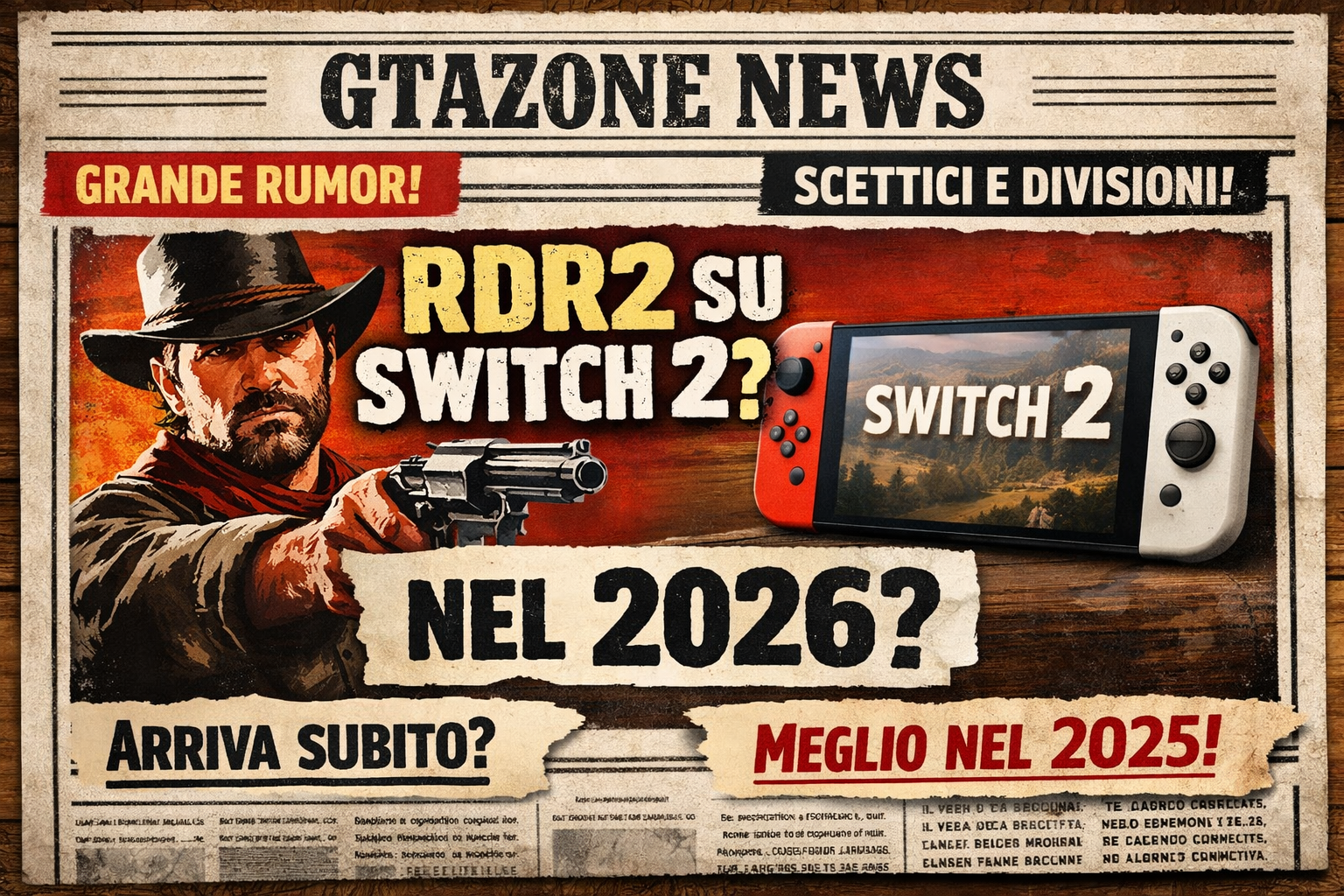 Red Dead Redemption 2 su Switch 2 nel 2026? I rumor si intensificano, ma non tutti sono convinti